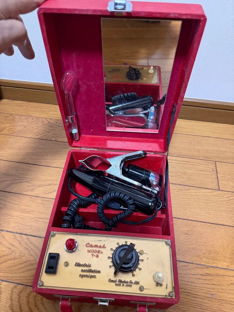 動作確認済み レトロ コメット電機 美顔器 モデル T-3型 激レア