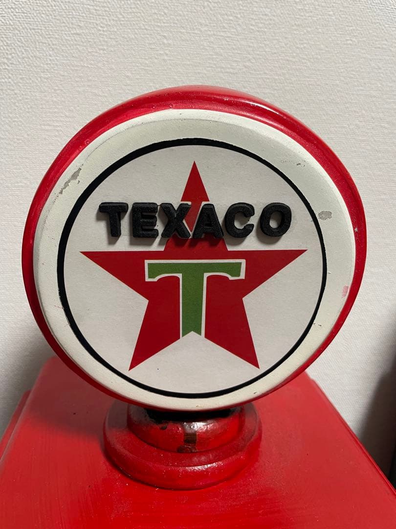 アンティークアイテムCDホルダー　ガスポンプ　TEXACO