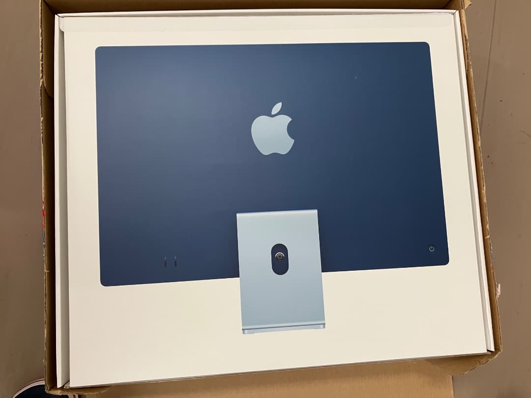 iMac 24インチ M1 ブルー (付属品多数)