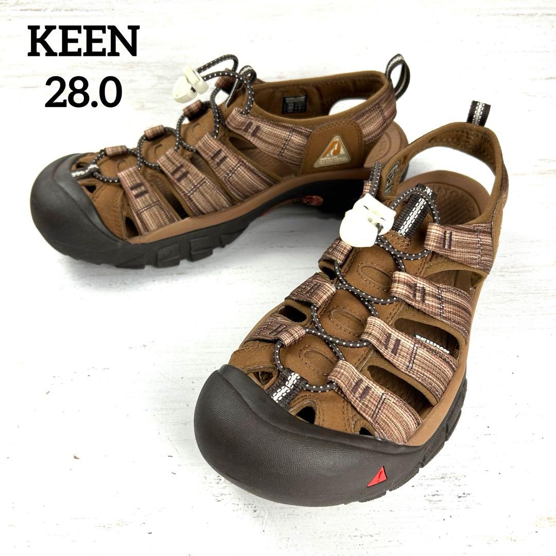 美品　KEEN サンダル フジロックフェスティバルコラボ　ブラウン　28.0