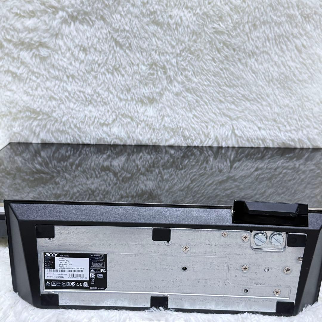 【✨️美品】Acer 27型IPS光沢液晶ディスプレイ S276HL tmjj