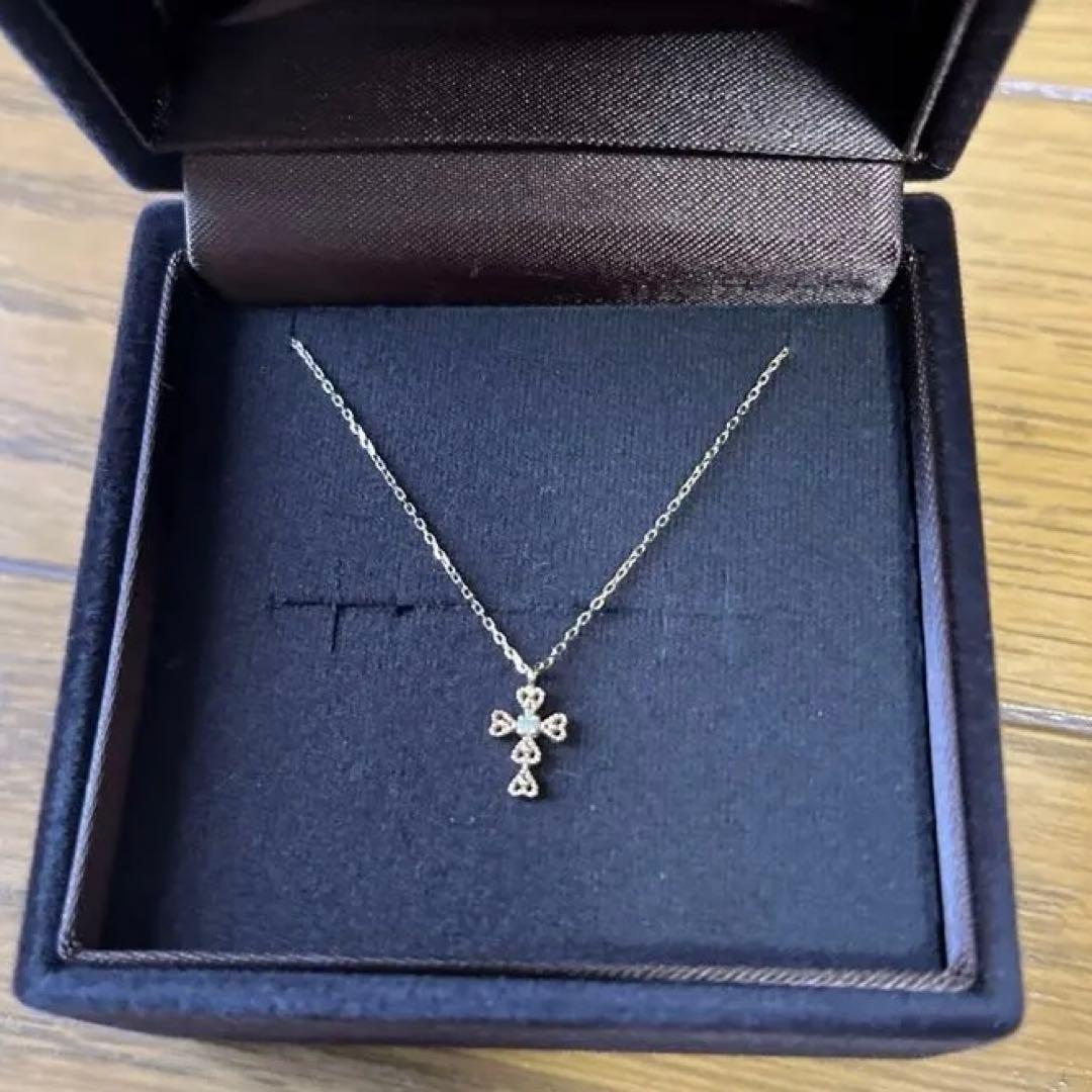 JILLSTUART ゴールド クロスモチーフ K10 ダイヤモンド 10金