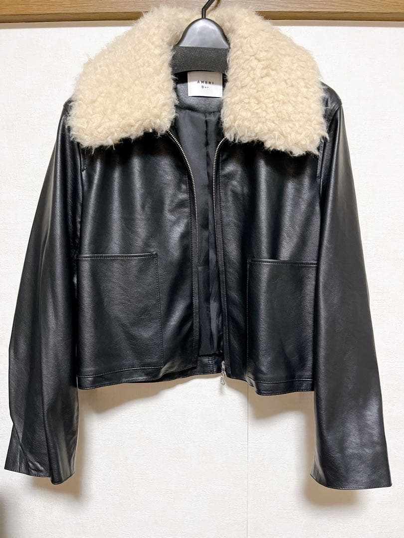 Ameri ファー付きライダース