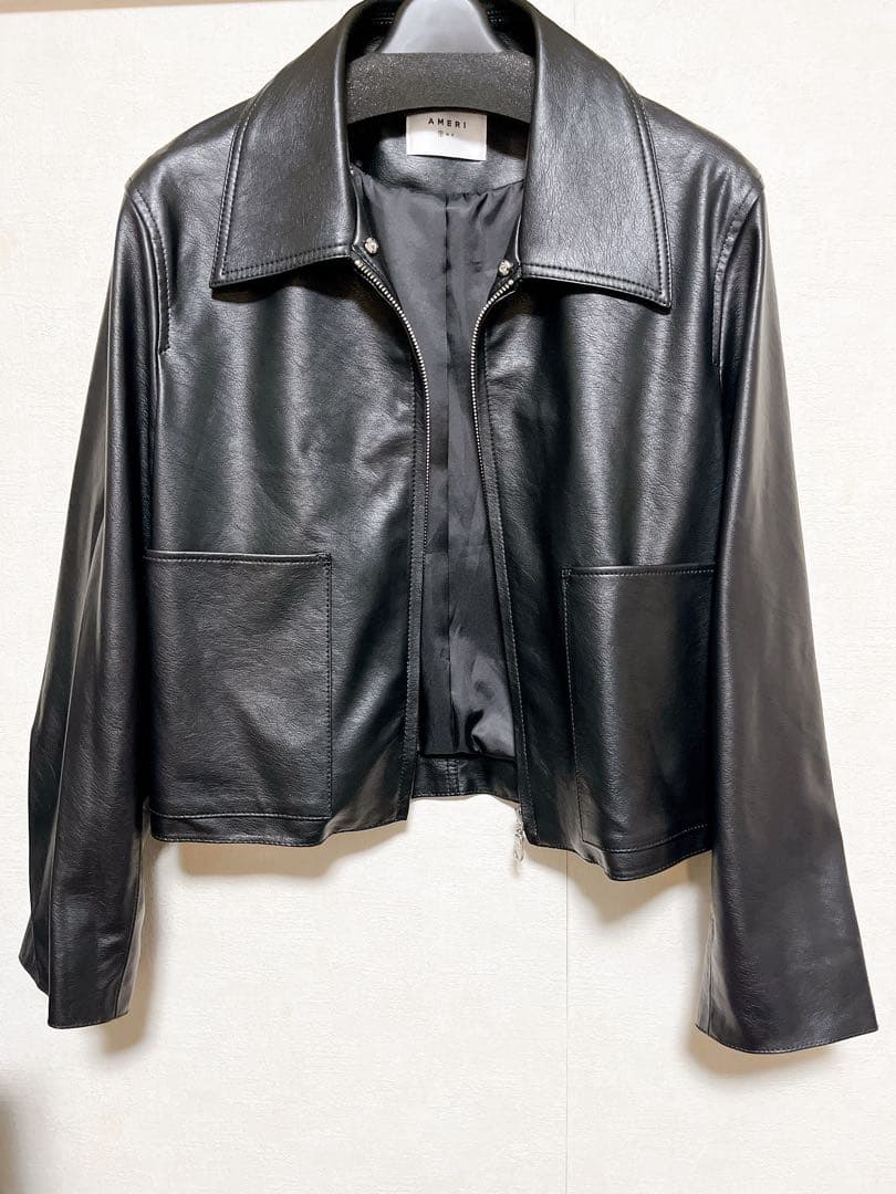 Ameri ファー付きライダース