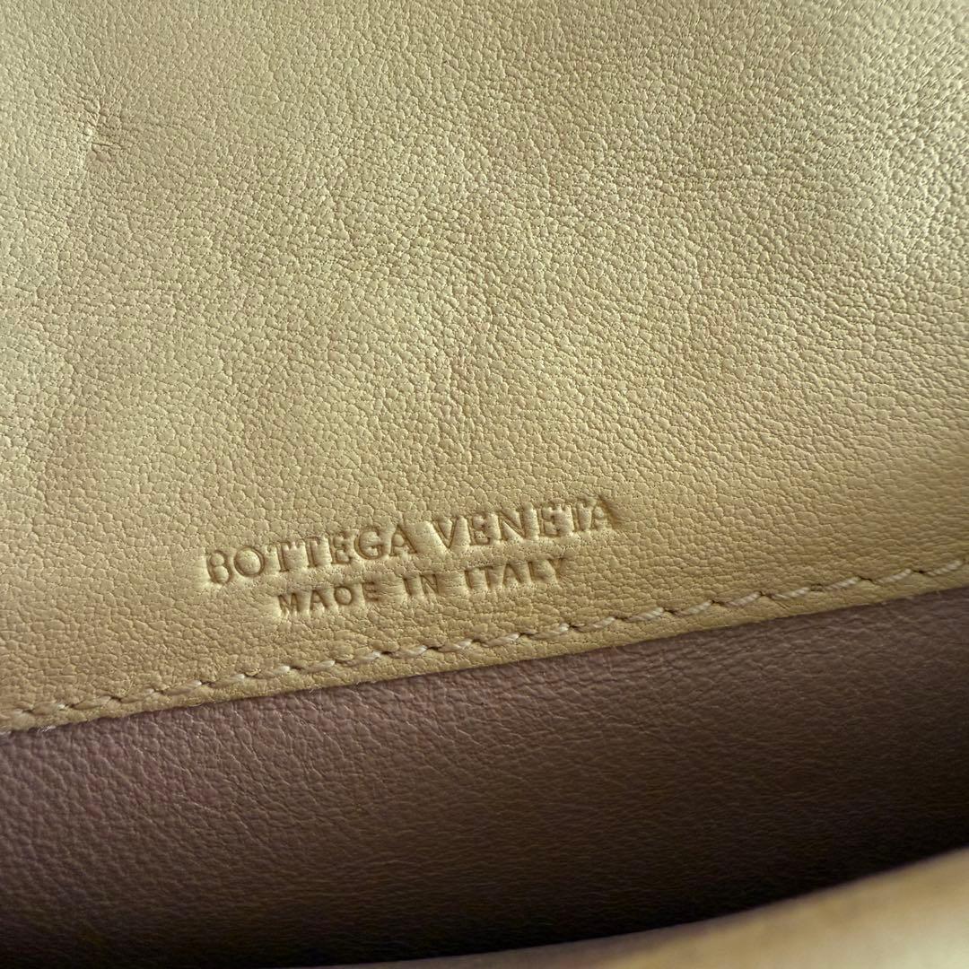 ボッテガヴェネタ 名刺入れ イントレチャート レモンイエロー