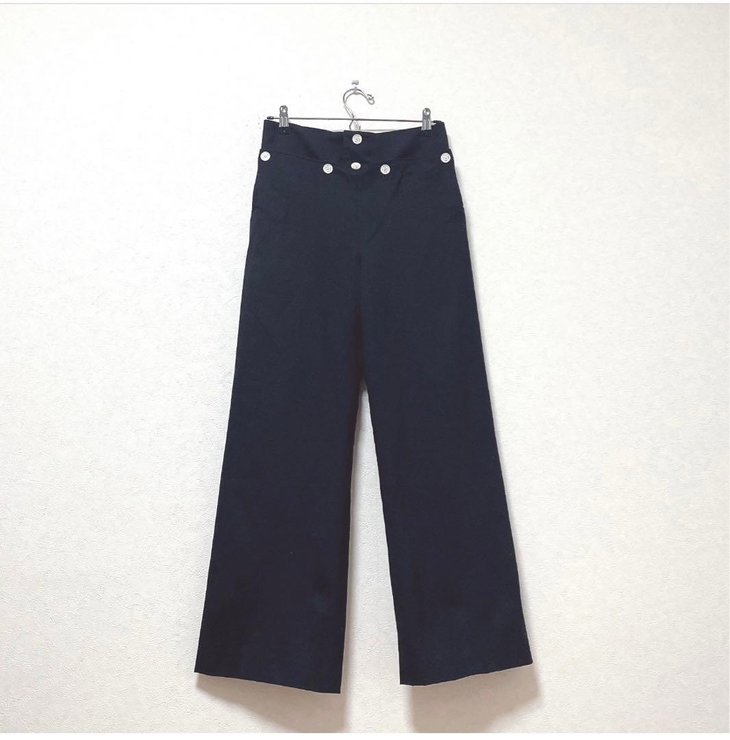 美品✨HYKE ワイドパンツ マリンパンツ