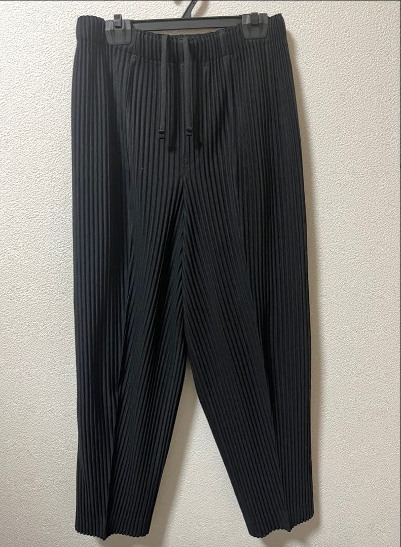 イッセイミヤケ　オムプリッセ　センタープレススラックスHP31-JF126-15