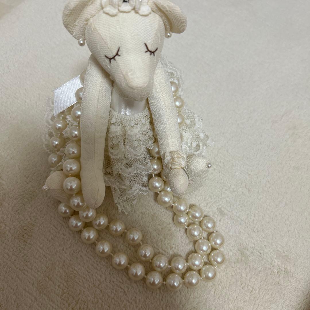 フォクシー　ネックレス　2連パール