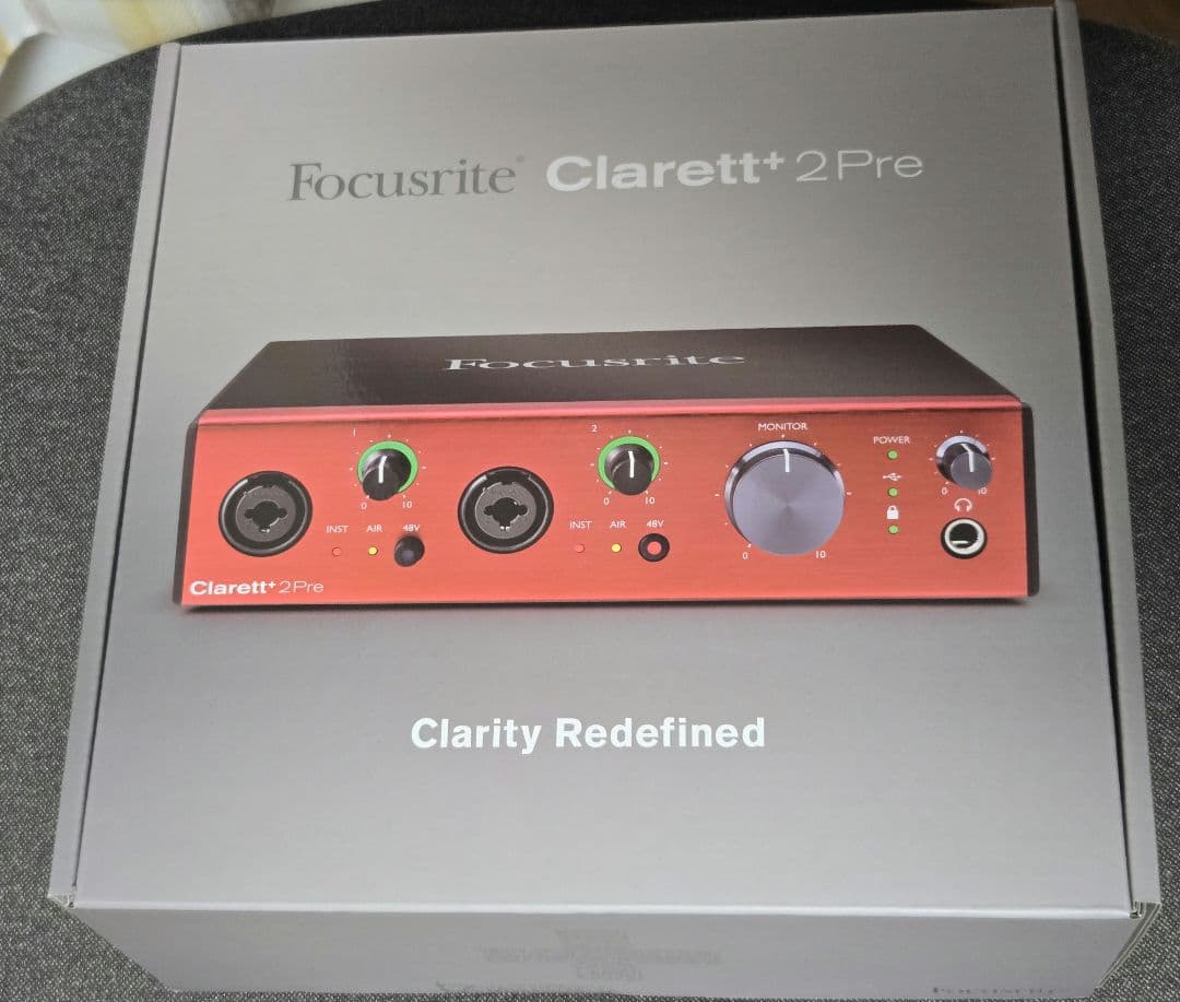 DTM・DAW Focusrite Clarett+ 2Pre