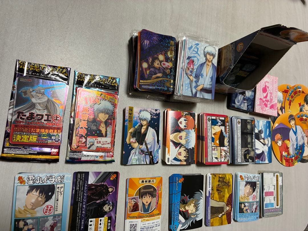 銀魂 クリアカード ウエハース ステッカー カードダス まとめ売り 417枚