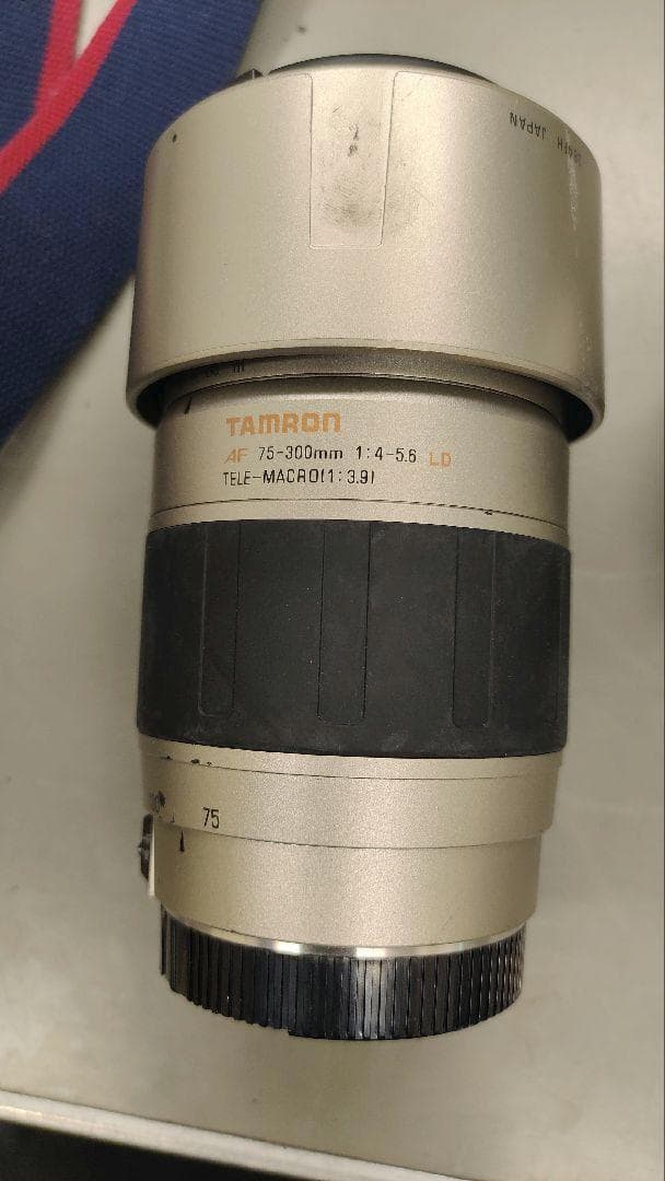 フィルムカメラ 動作未確認ジャンク扱 canon EOS Kiss +望遠レンズ