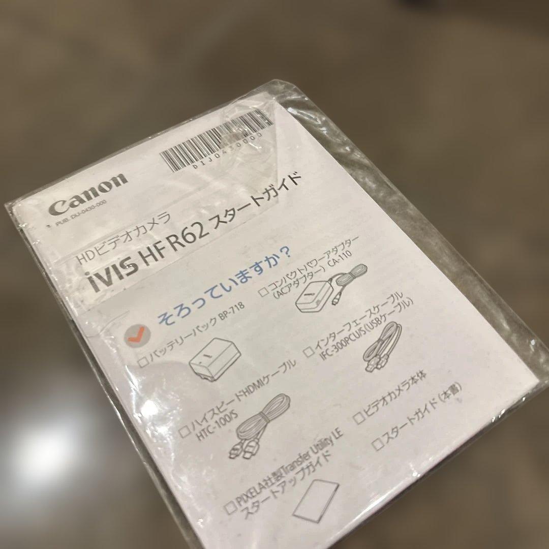 Canon IVIS HF R62 ビデオカメラ
