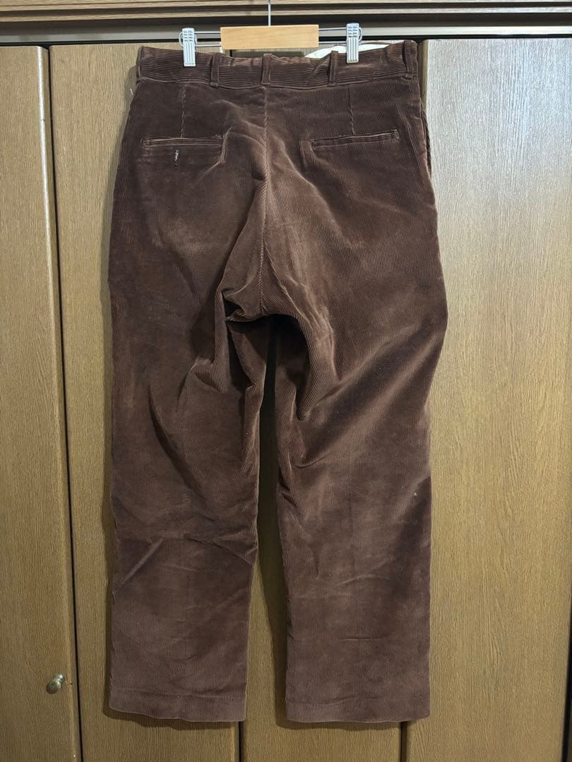 ブラウン コーデュロイ パンツ40’s