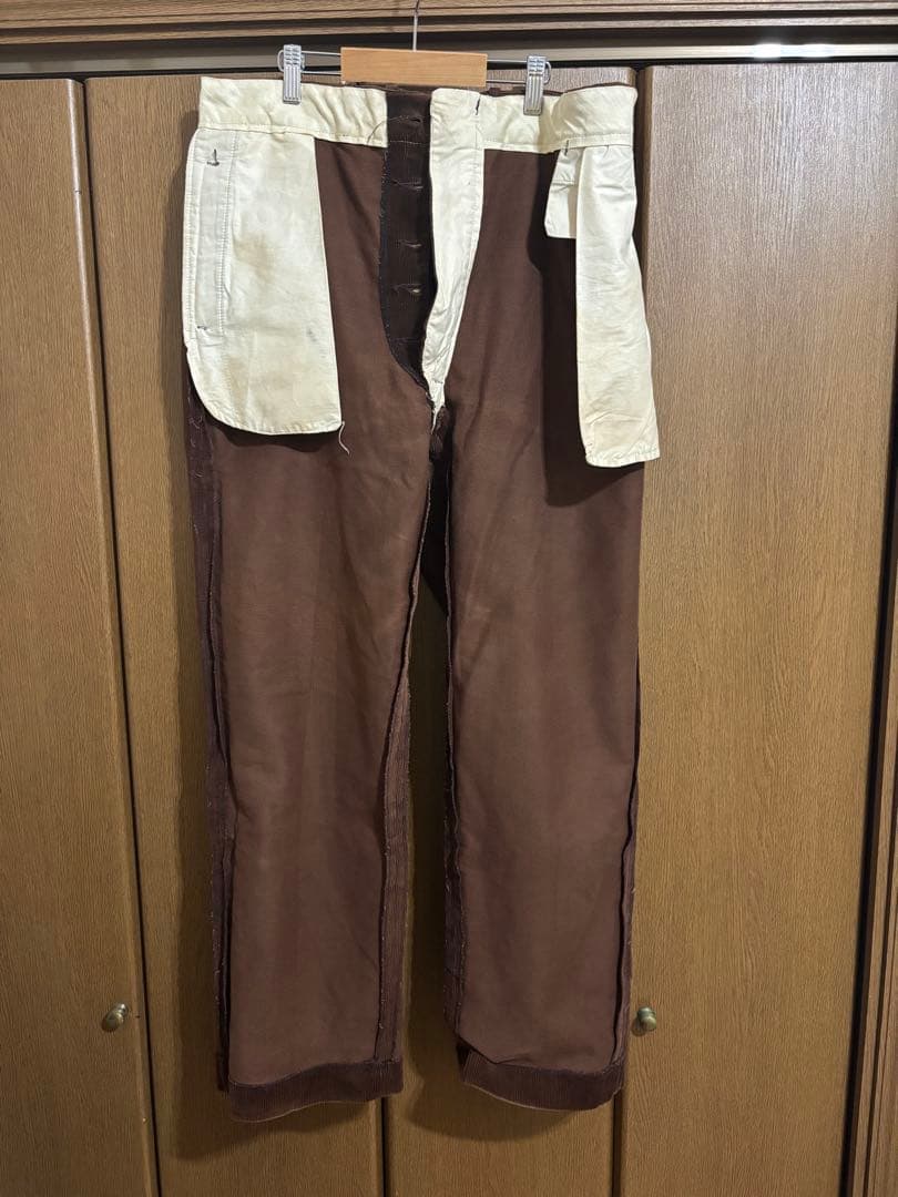 ブラウン コーデュロイ パンツ40’s