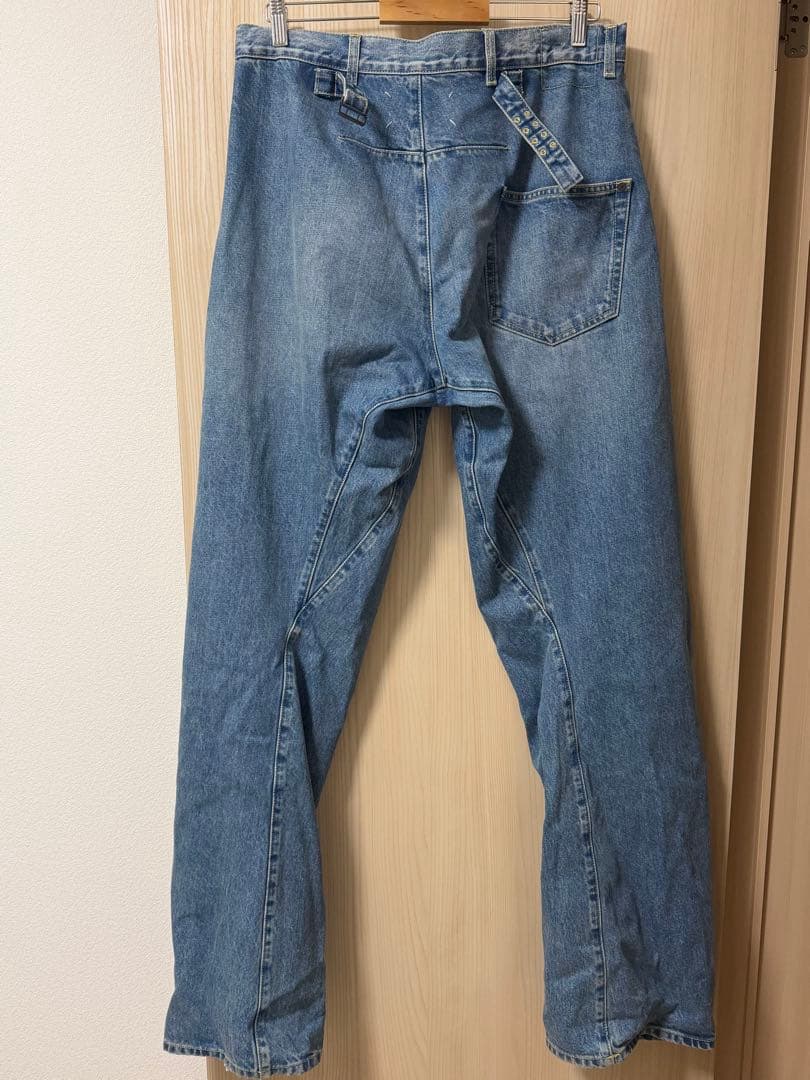 【本日終了】maison margiela ダイアゴナルシームデニムパンツ