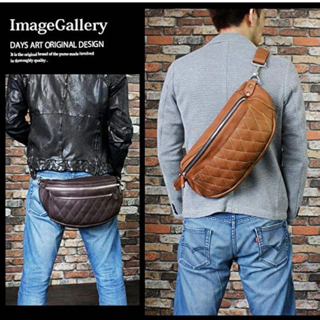 デイズアート　ボディバッグ レザー メンズ 本革