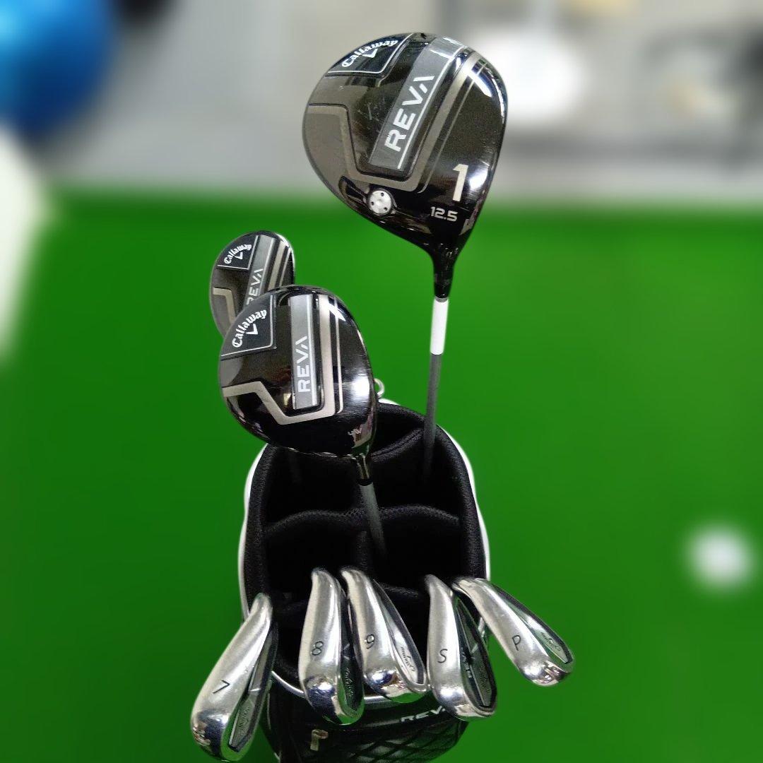 キャロウェイ　REVA　フルセット、バック付き（パターなし）