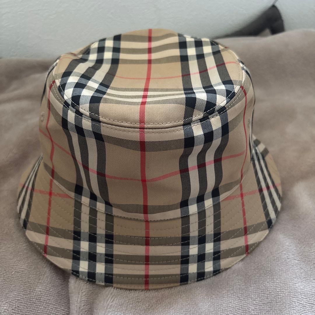 BURBERRY チェック柄 バケットハット S