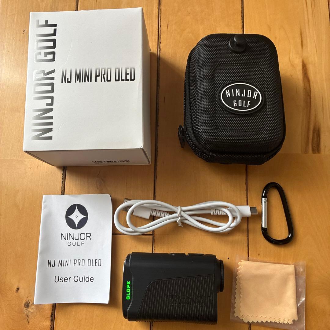 【美品】ニンジャーゴルフ レーザー 距離計 NJ ミニ プロ OLED ブラック