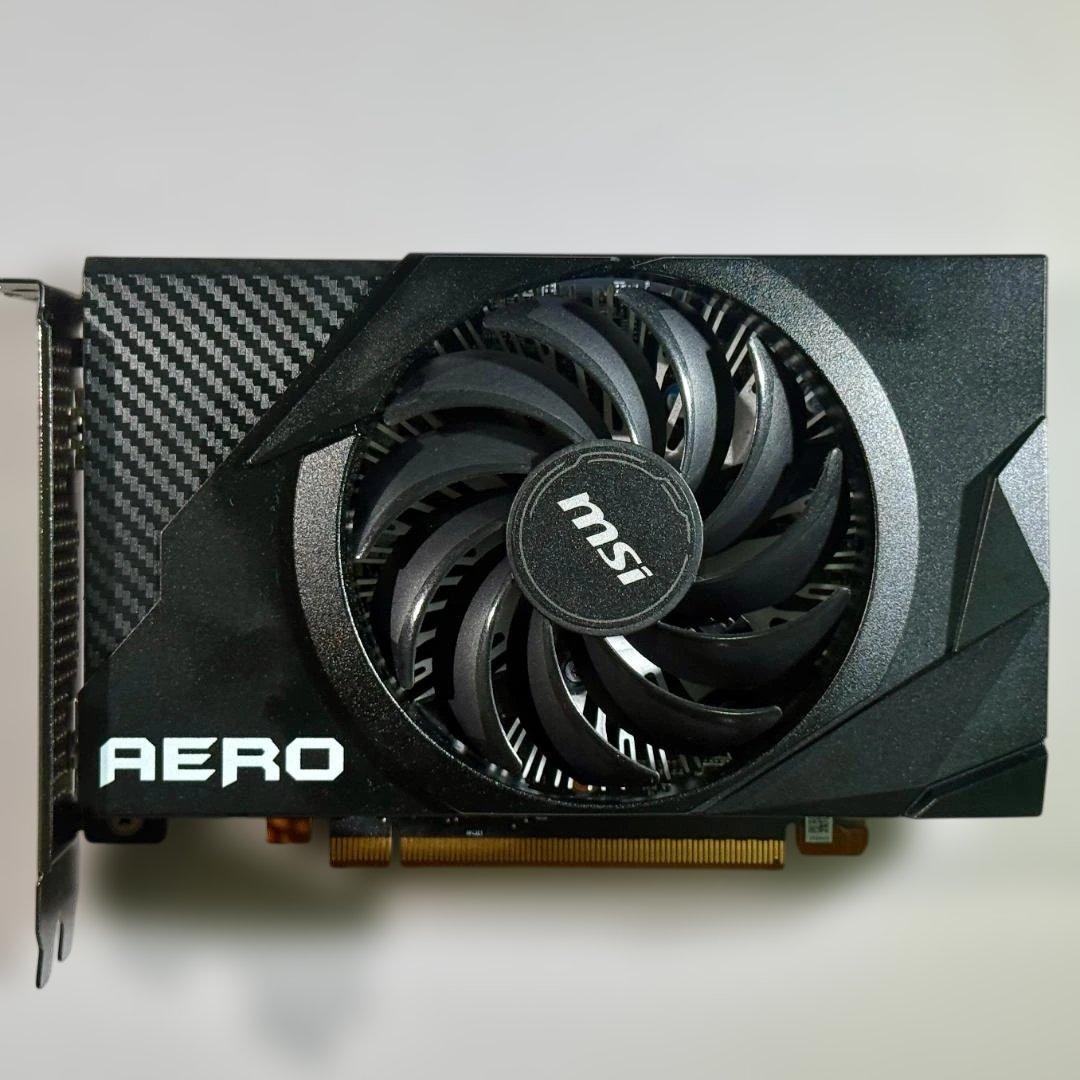 人気！MSI Radeon RX6400 AERO ITX 4G S1