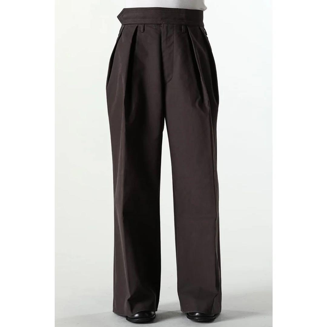 パンツ OMAR AFRIDI REICH PLEATED TROUSER 44