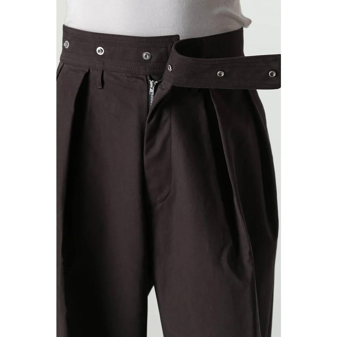 パンツ OMAR AFRIDI REICH PLEATED TROUSER 44