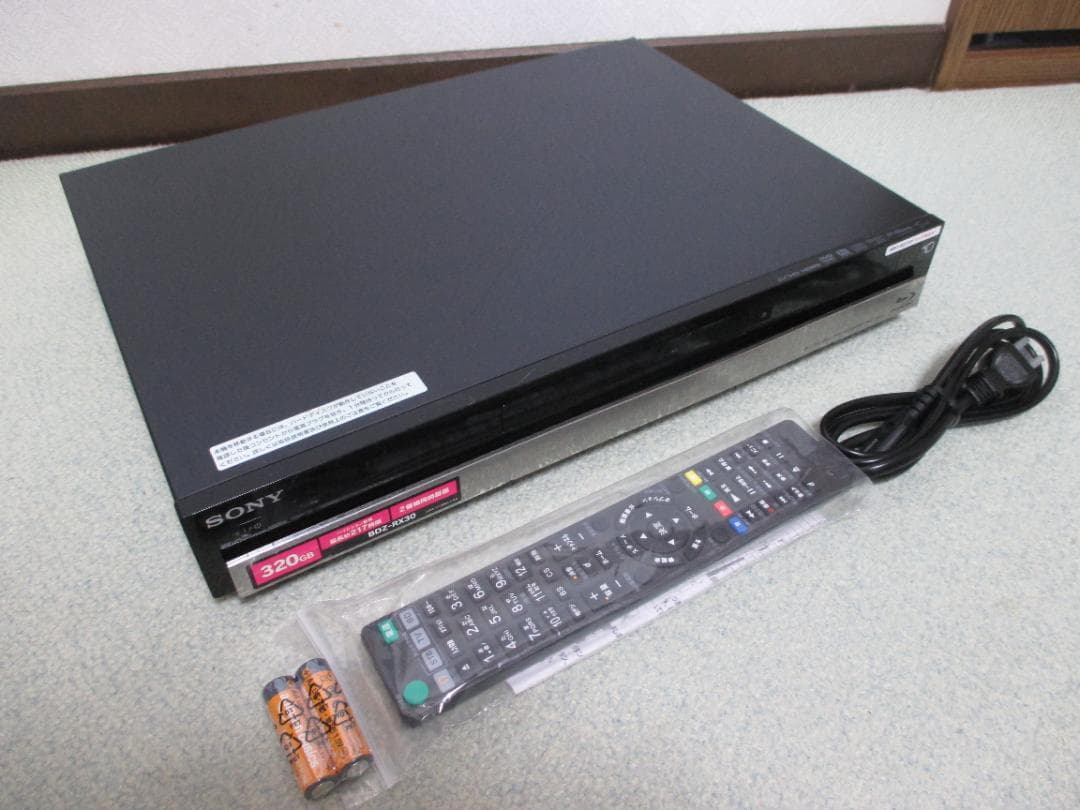 動作良好☆SONY ブルーレイレコーダー 2番組同時録画 BDZ-RX30