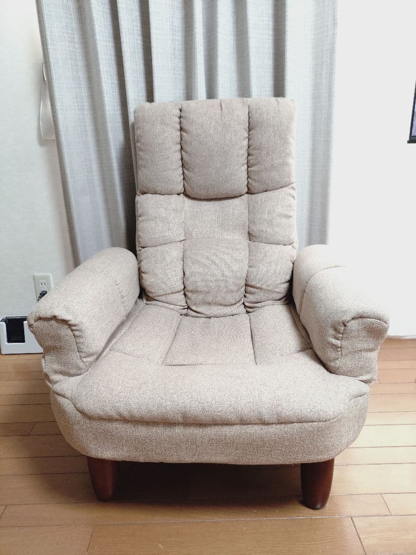 送料込みです座椅子生活　テレビが見やすい1人掛けソファ