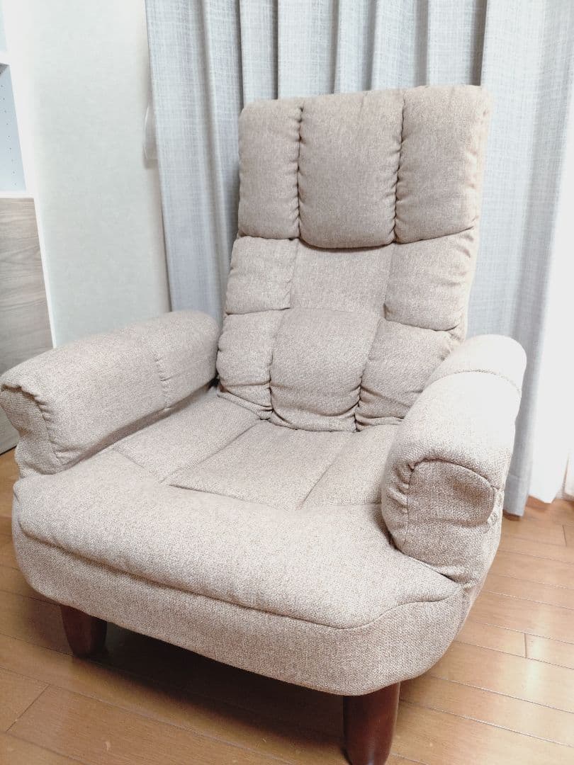 送料込みです座椅子生活　テレビが見やすい1人掛けソファ
