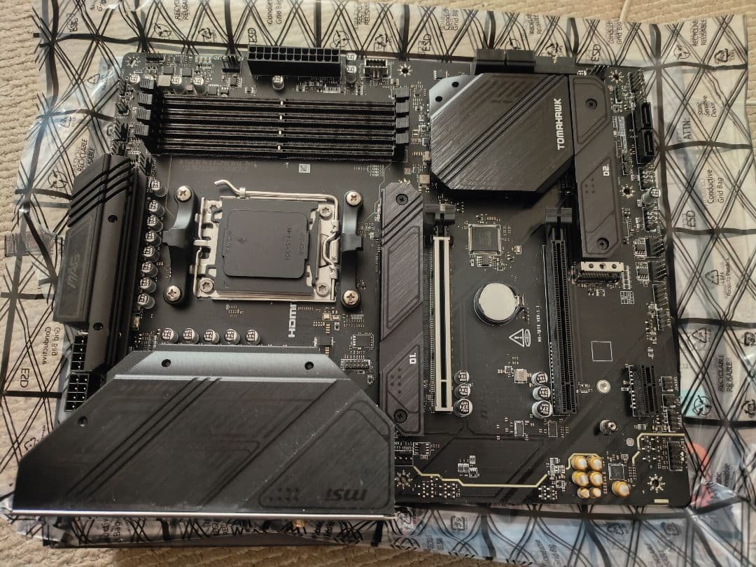 MSI B650 TOMAHAWK WIFI マザーボード動作品