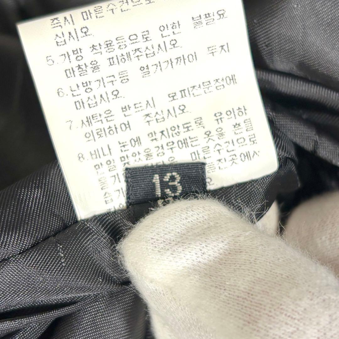 SAGA MINK ミンクファー ベスト フード付き ブラウン 毛皮13号