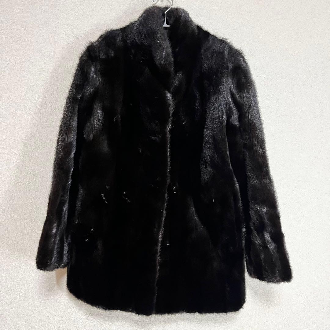 SAGAMINK 毛皮 ブラック ダークブラウン ミンク