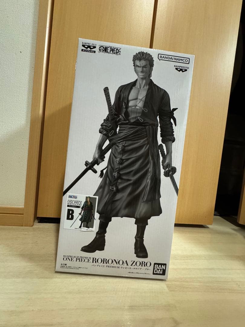 バンプレくじ ワンピース　ロロノア・ゾロ B賞 フィギュア 未開封