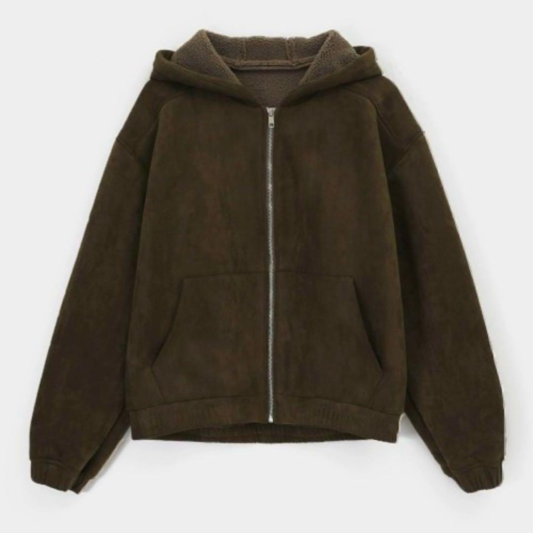 BLACK UP ベアビンパーカージップアップ