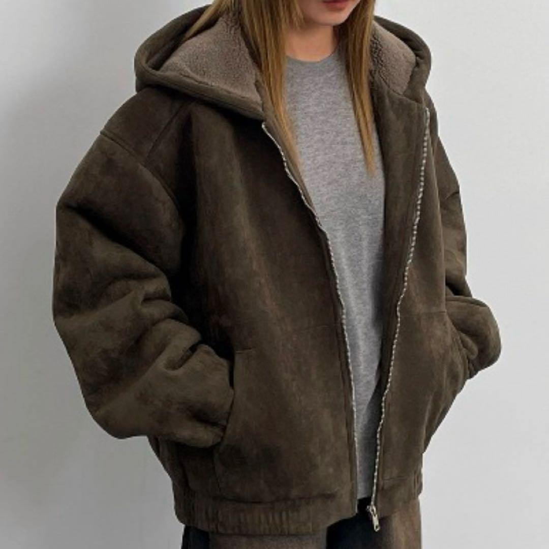 BLACK UP ベアビンパーカージップアップ