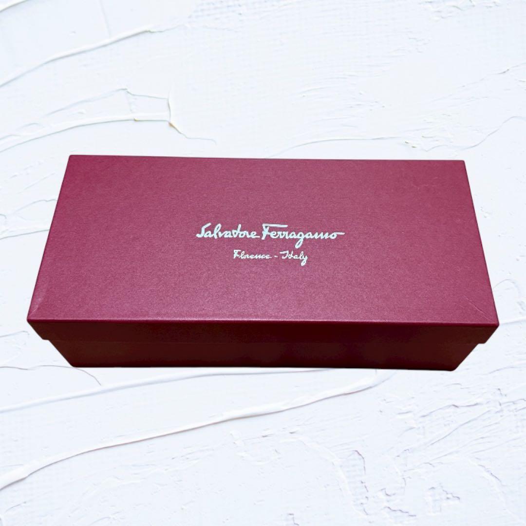 フェラガモ 黒 リボン バレエシューズ☆