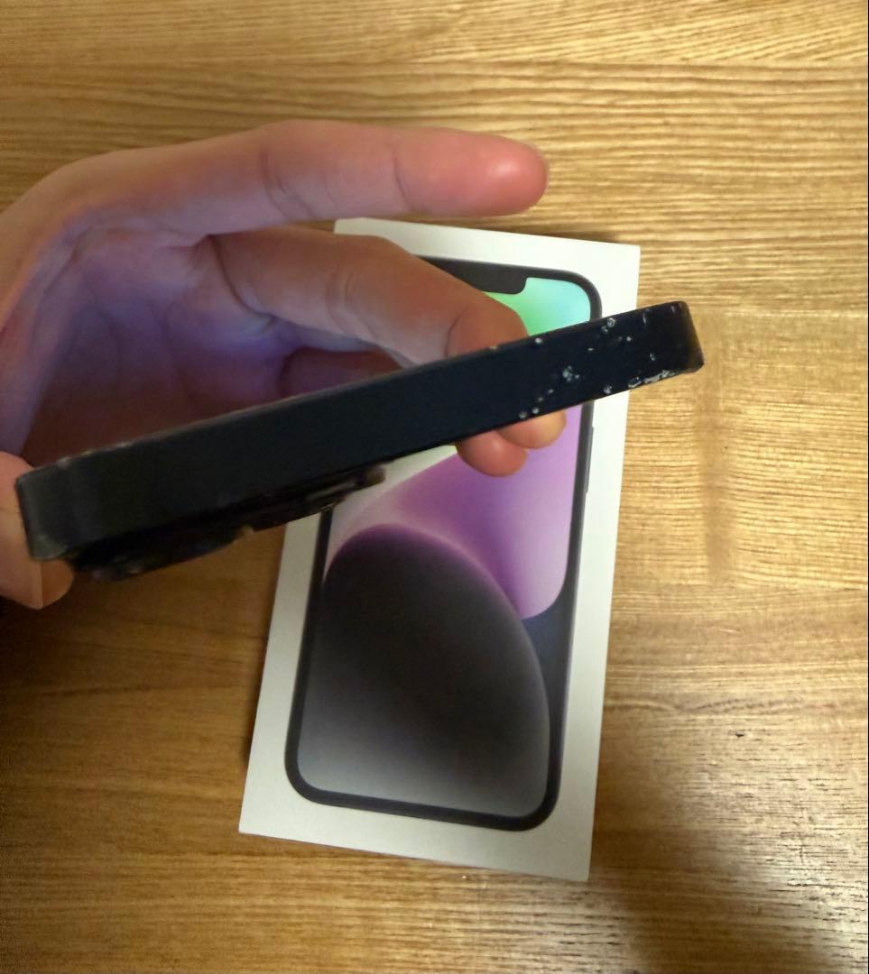 修*理様 iPhone 14 midnight 128GB画面ひびあり