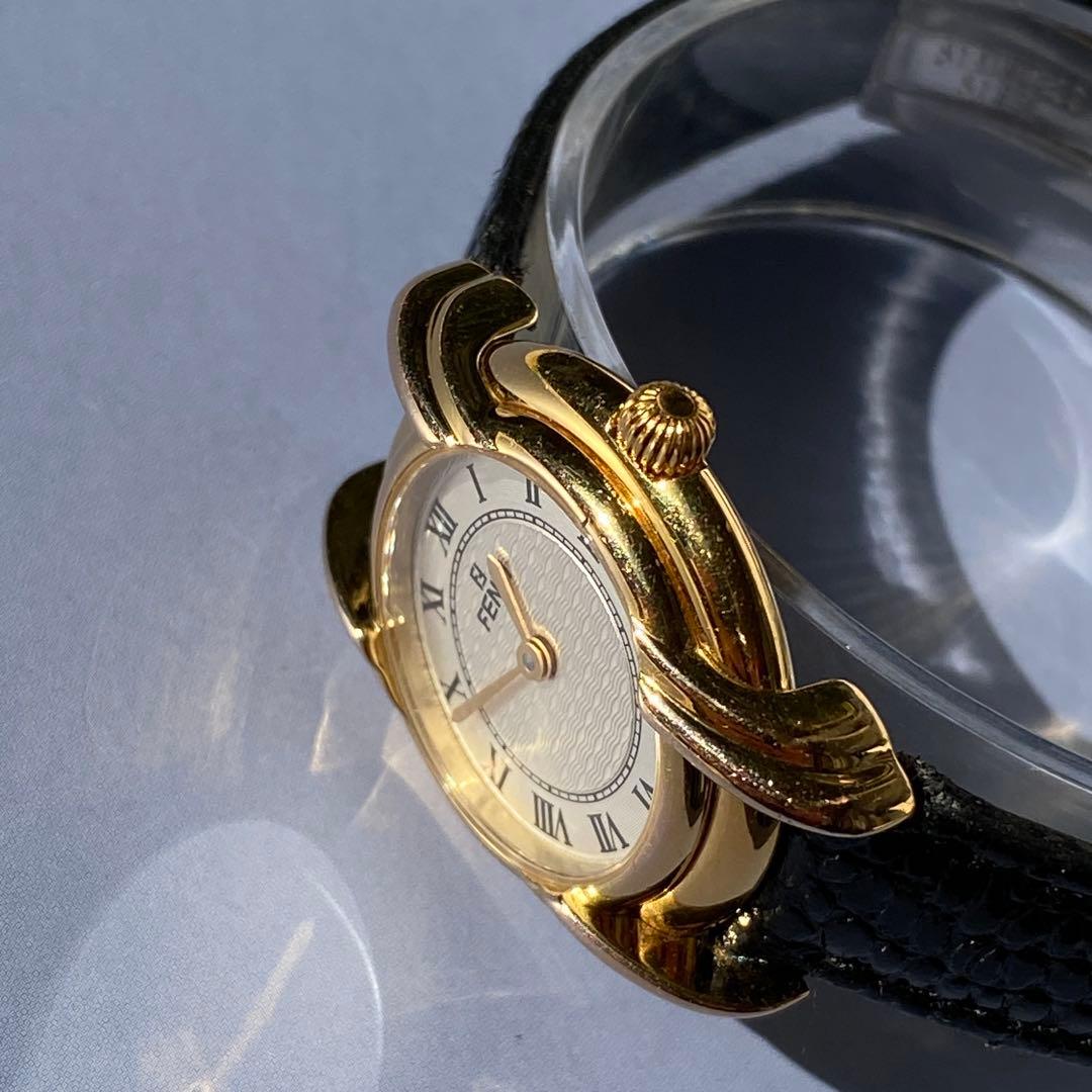 FENDI 350Lレディース 時計 ゴールド/ブラック