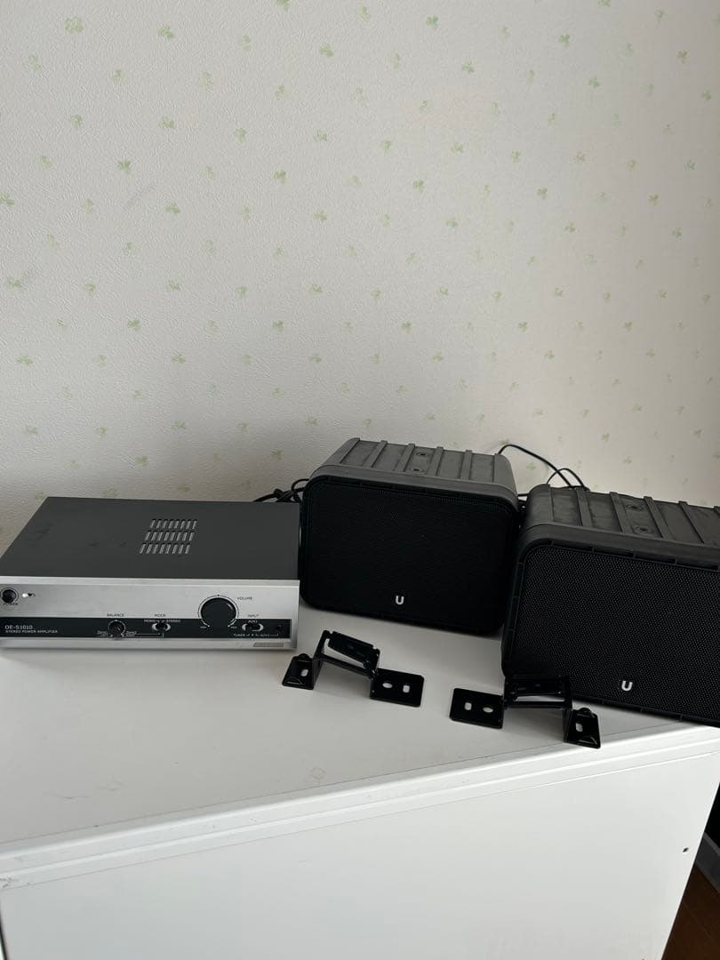 USENOE-S1010 ステレオパワーアンプとスピーカーセット