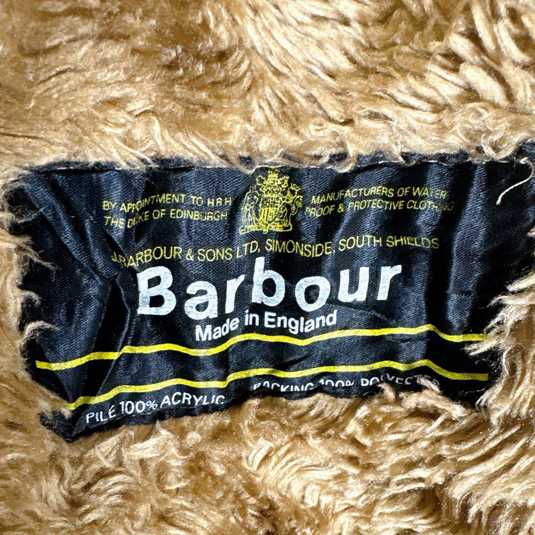 バブアー ライナーベスト イングランド製 ボア インナー レイヤードに