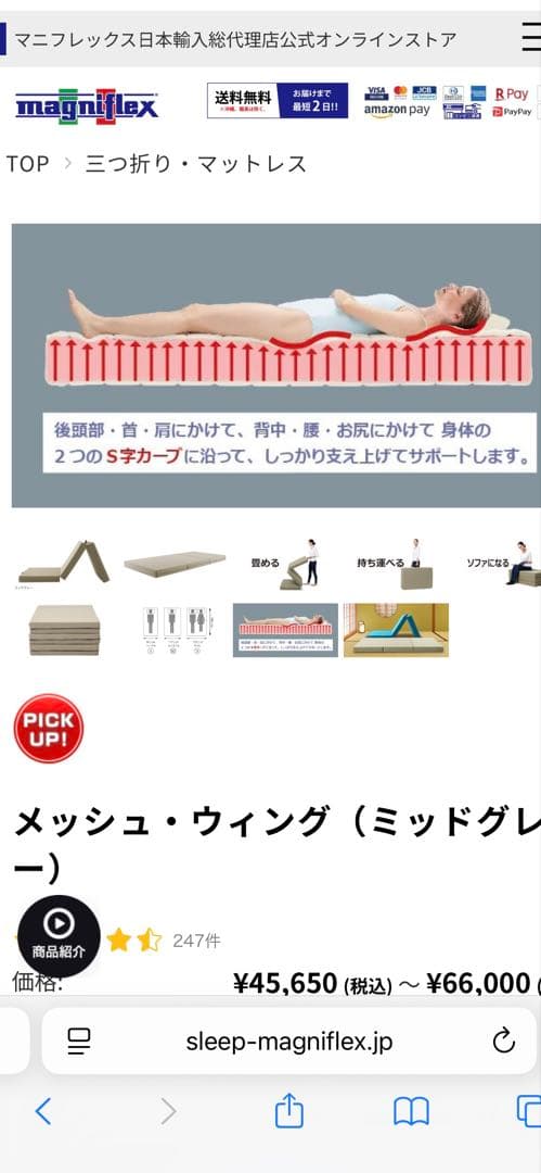 メッシュ・ウィング（ミッドグレー）