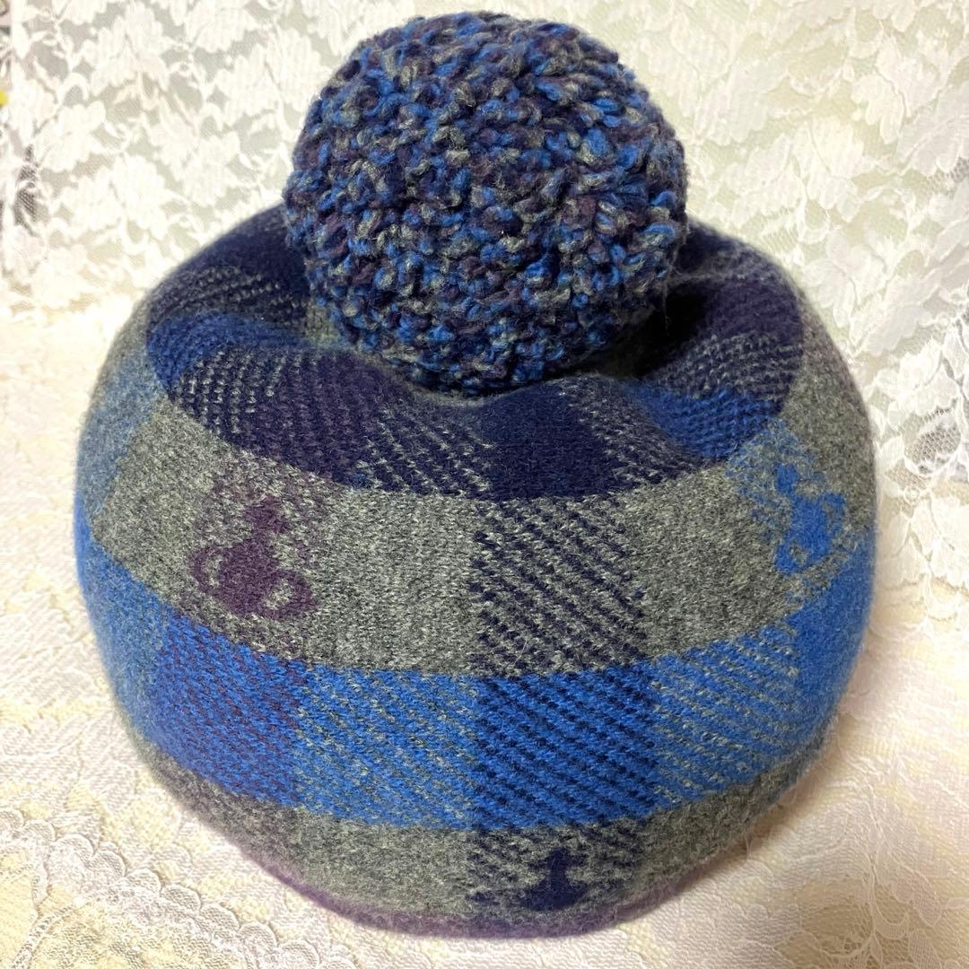 ヴィヴィアン・ウエストウッド ベレー帽 ニット帽 ウール100% 日本製 オーブ