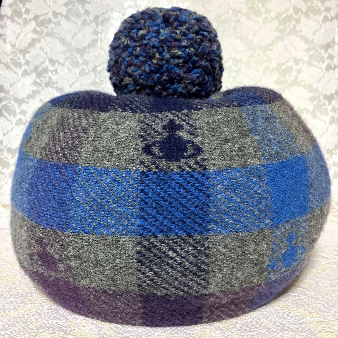 ヴィヴィアン・ウエストウッド ベレー帽 ニット帽 ウール100% 日本製 オーブ