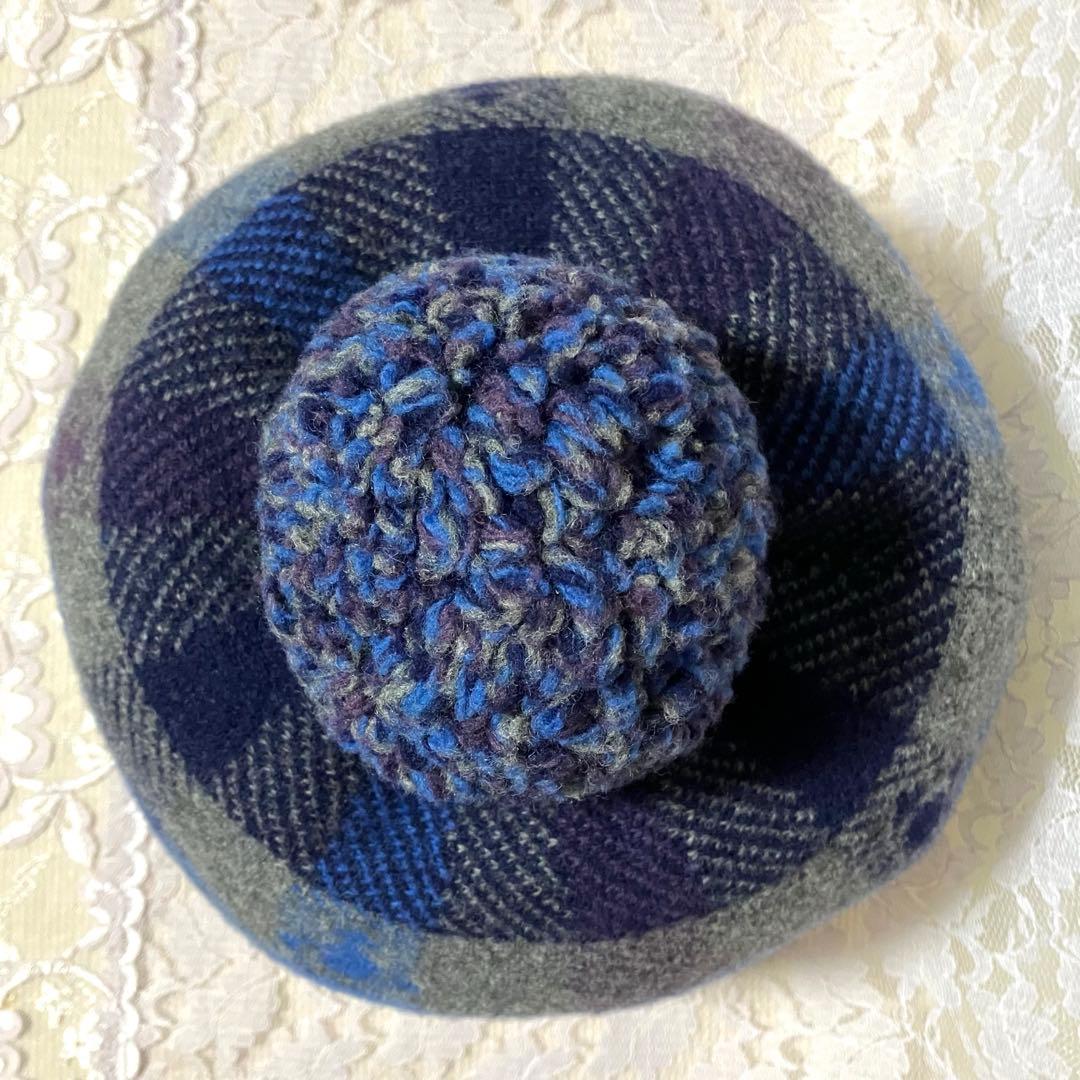 ヴィヴィアン・ウエストウッド ベレー帽 ニット帽 ウール100% 日本製 オーブ