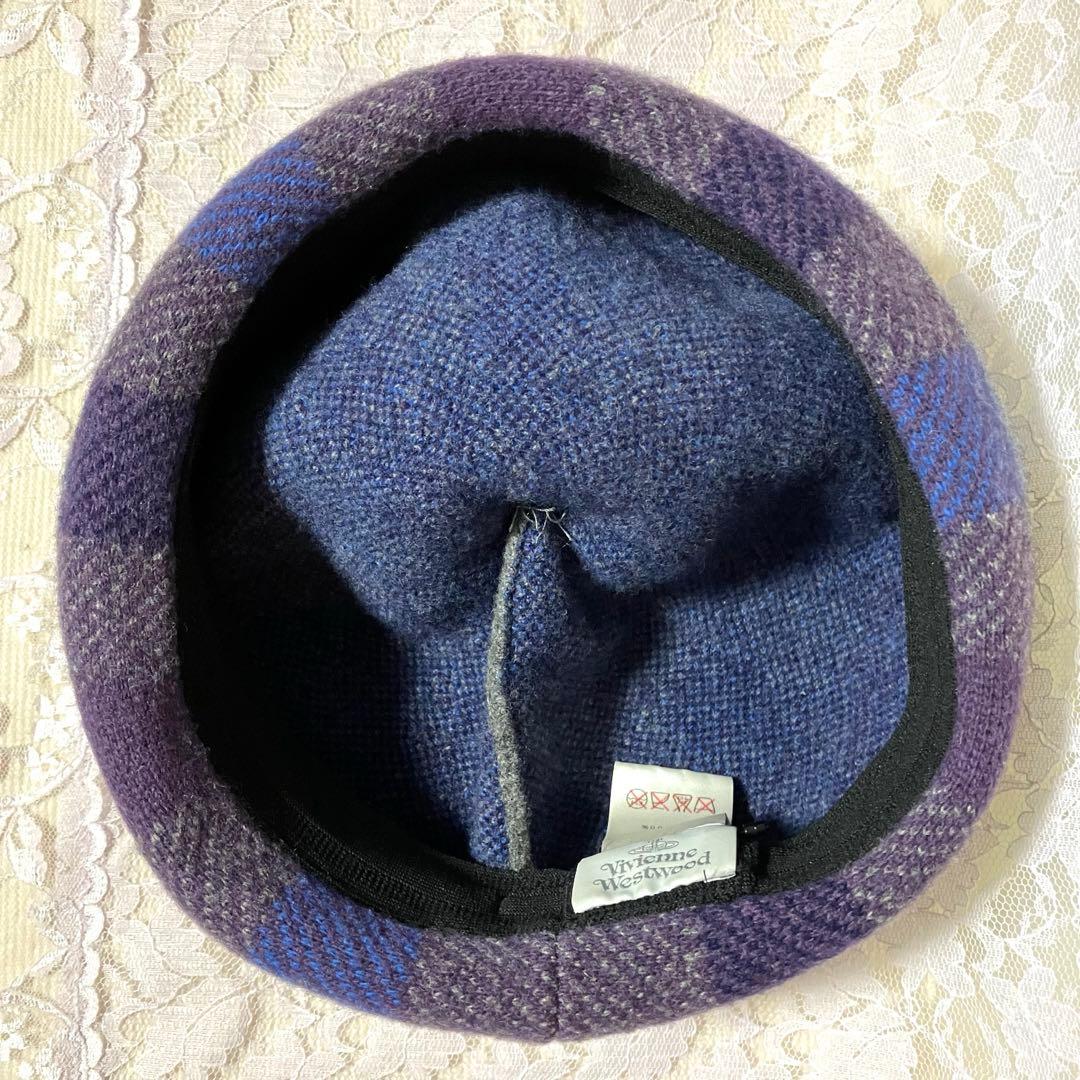 ヴィヴィアン・ウエストウッド ベレー帽 ニット帽 ウール100% 日本製 オーブ