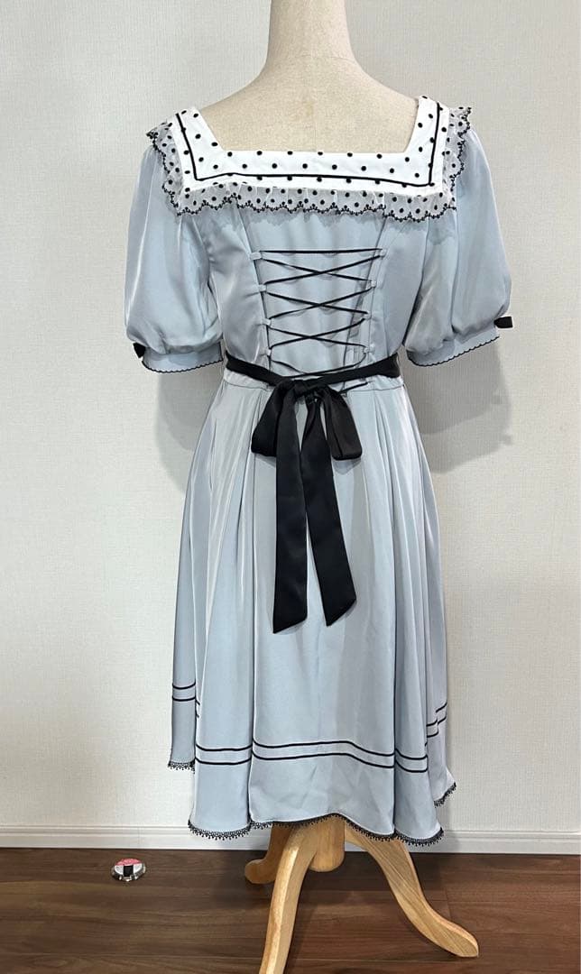 コルマールの休日ワンピース（水色）