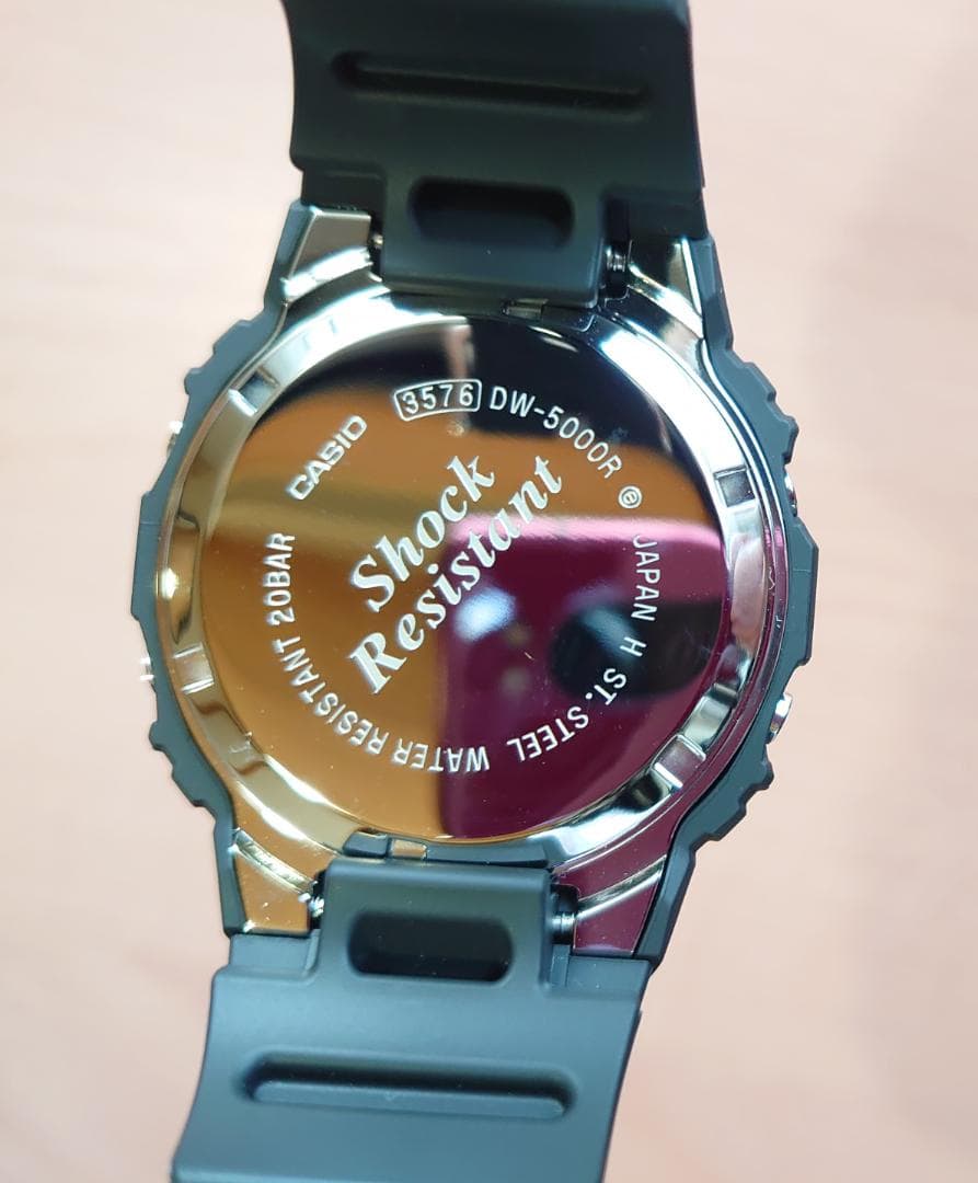 【未使用品】 G-SHOCK DW-5000R-1AJF ブラック 日本製