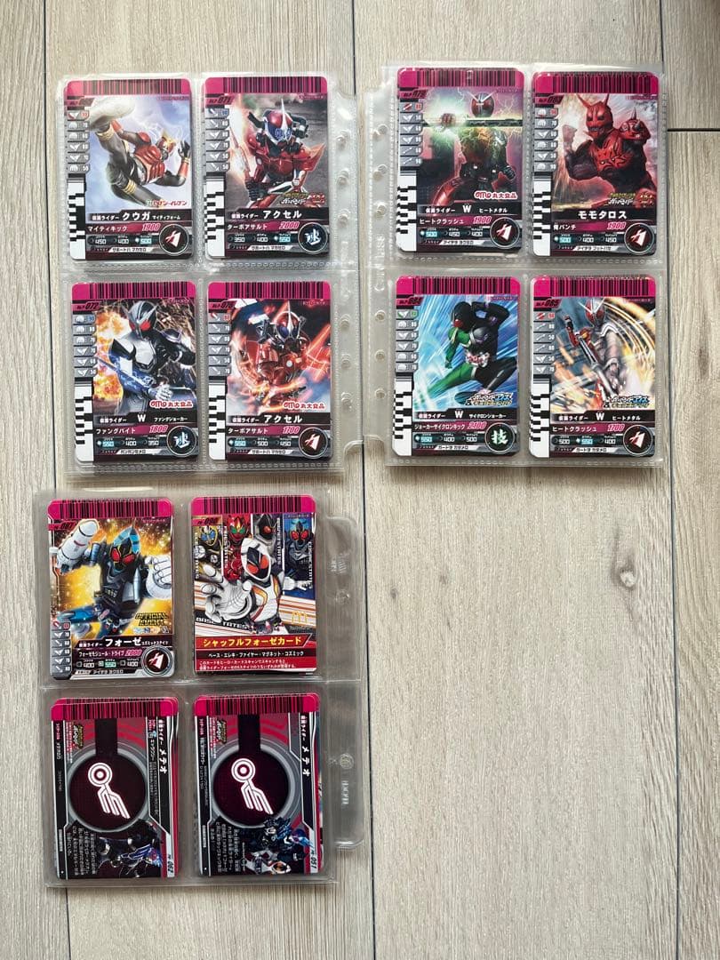 仮面ライダーバトルガンバライド セット⑧ プロモカードまとめ