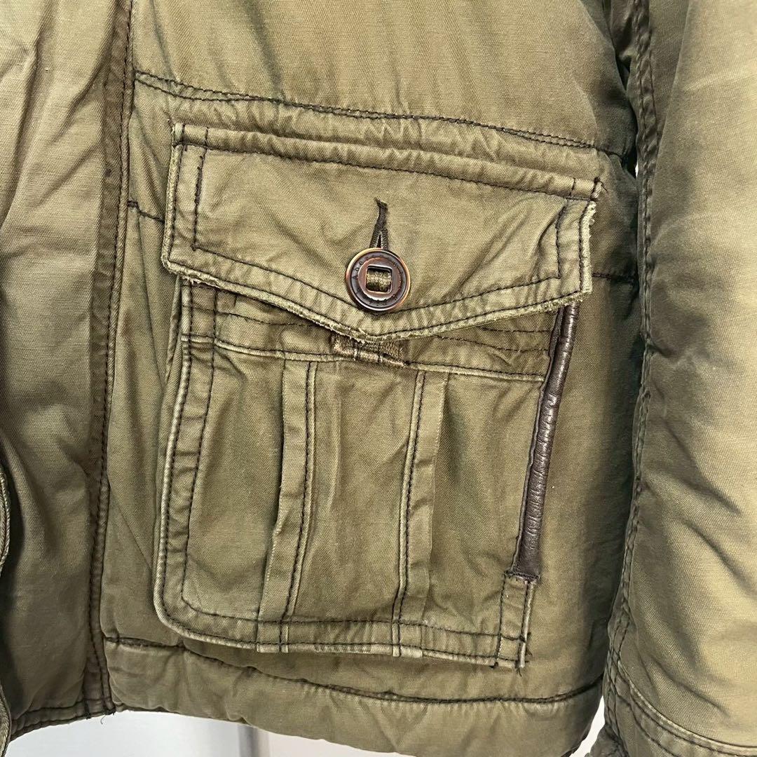 y2k❤️ 00s Abercrombie & Fitch ファー付 モッズコート