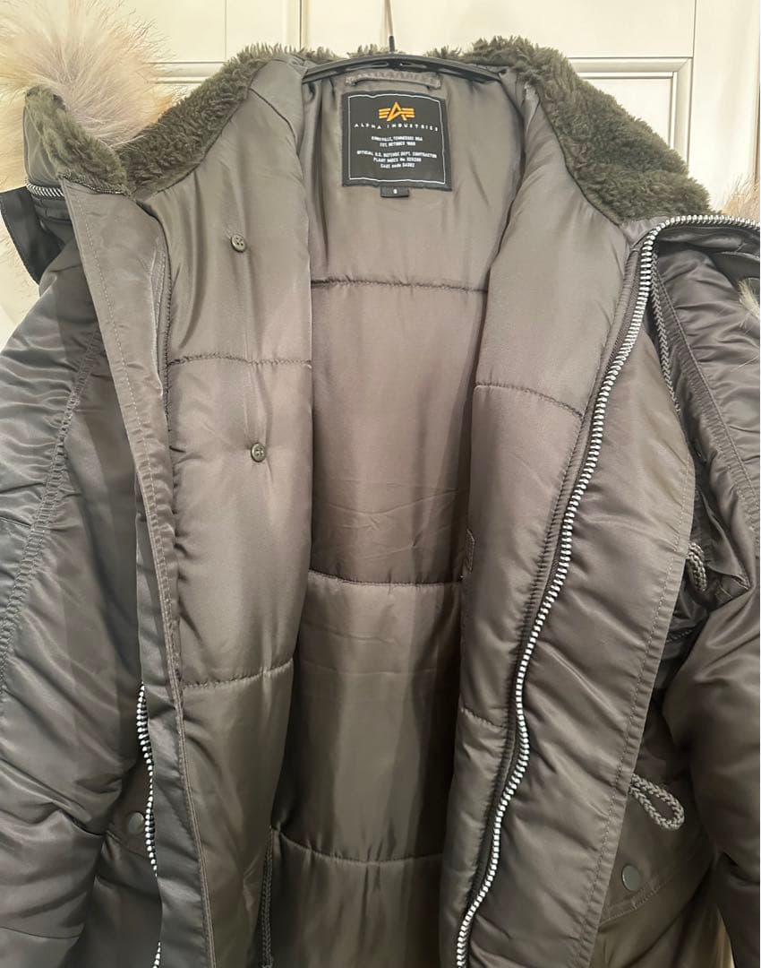 ALPHA INDUSTRIES N-3B Sサイズ　RP.GRAY